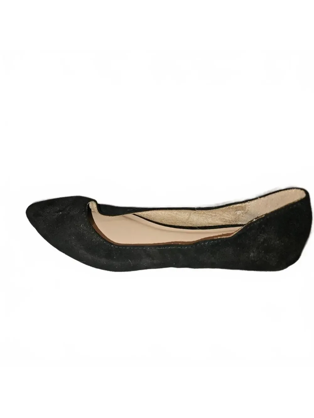Old Navy Black Suede Pointed Toe Flats Size 8